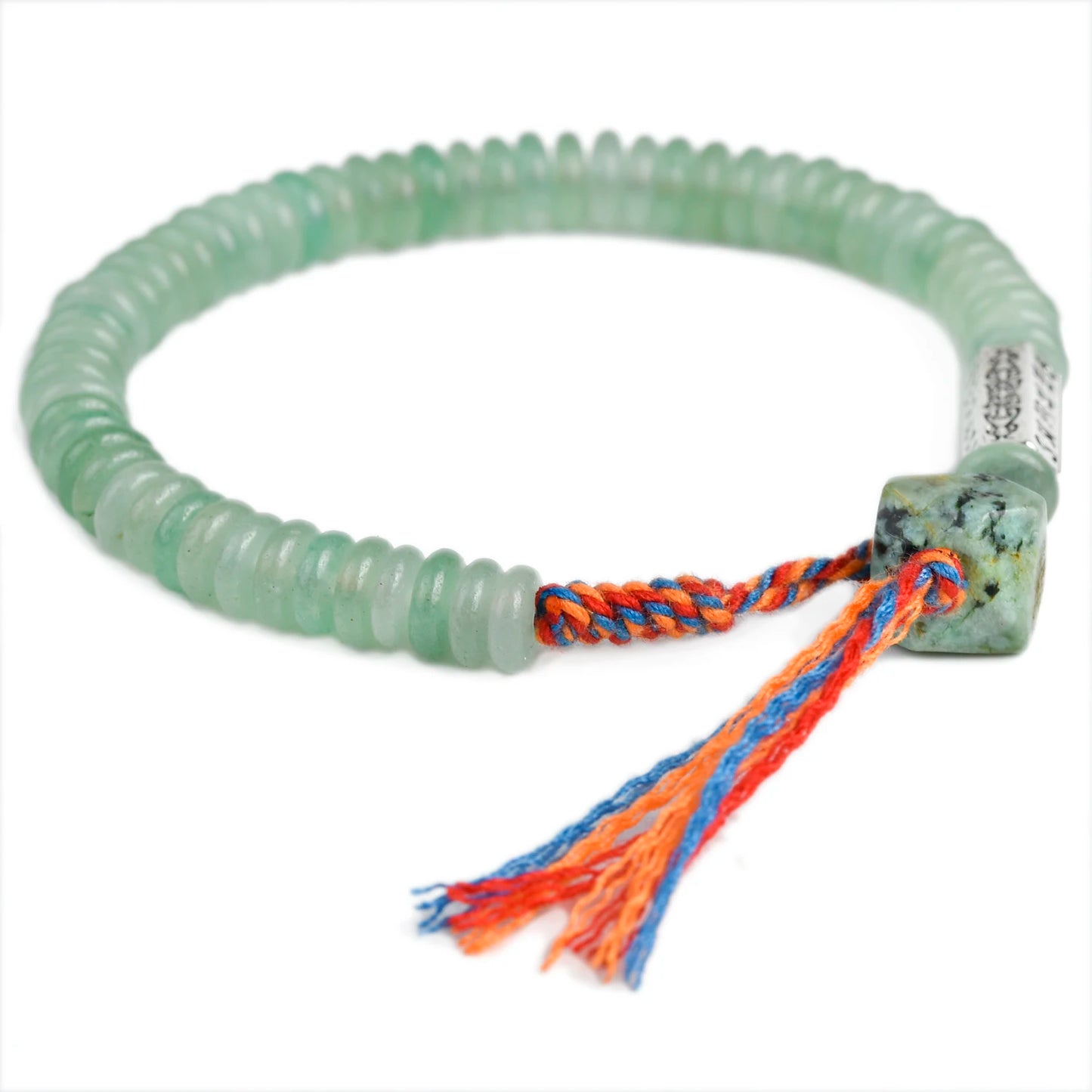 Aventurine Bracelet Benefit <br> Tibetan Rope