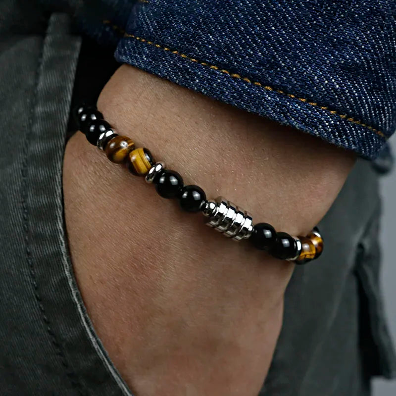 Obsidian Bracelet for Men