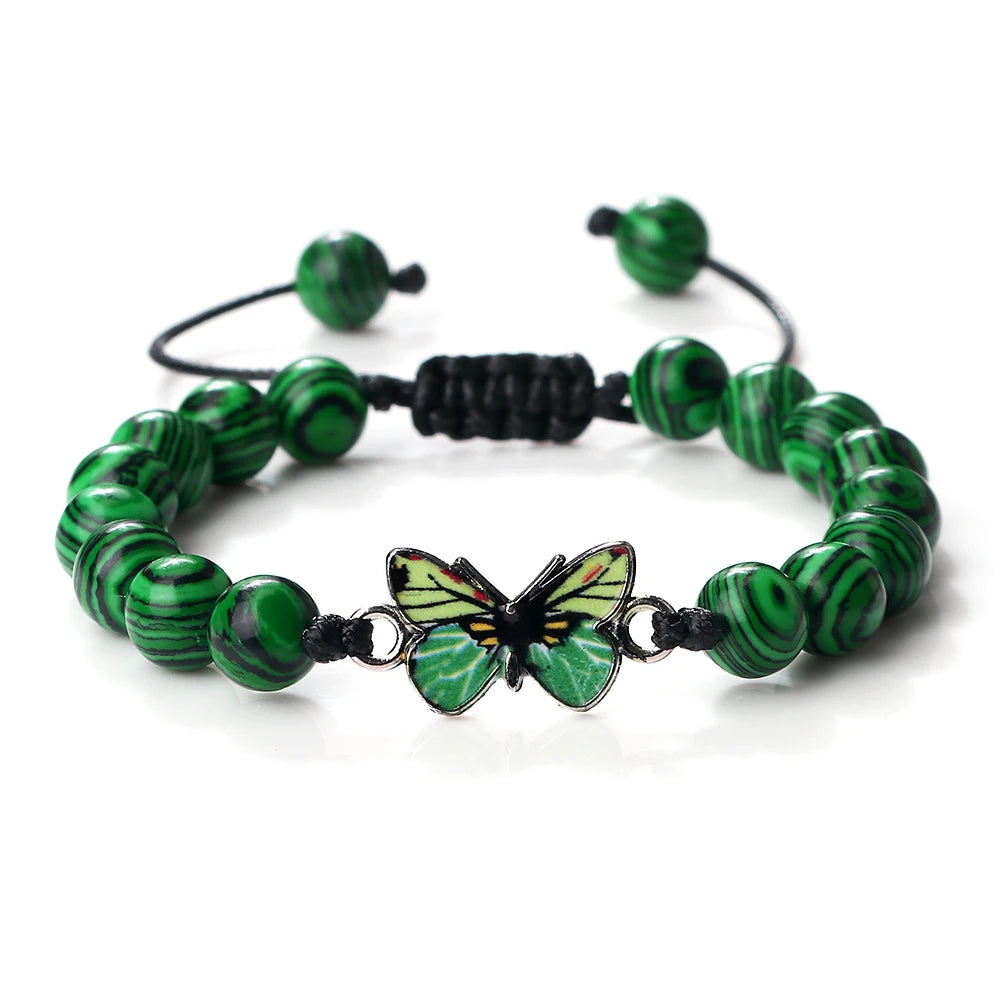 Malachite Bracelet <br> Butterfly