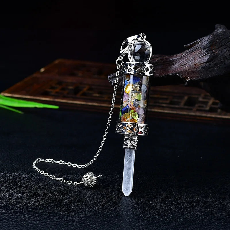 Pendulum Divination <br> Natural Stone Bottle