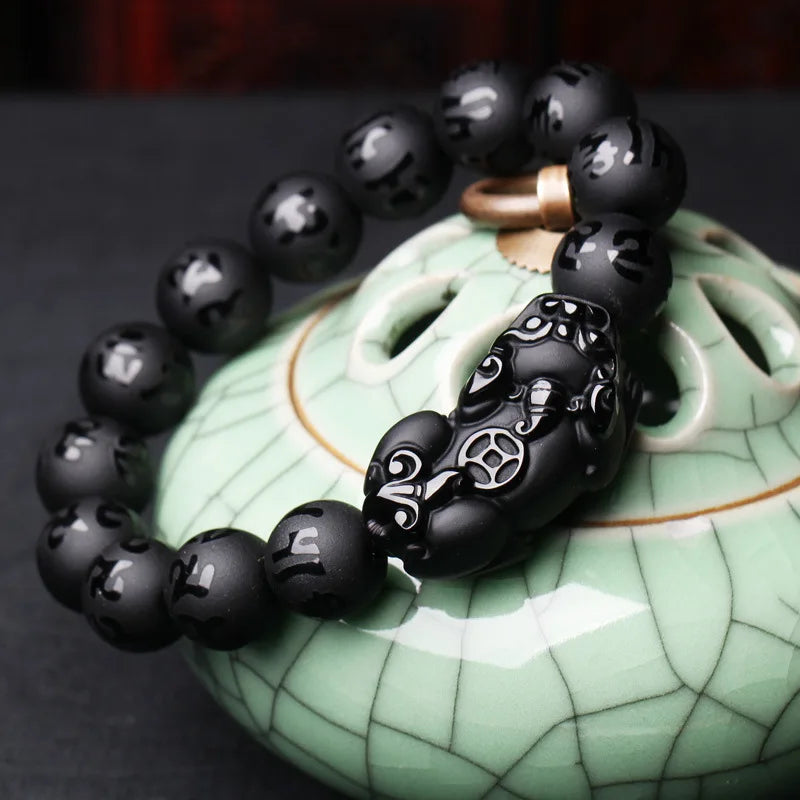 Feng Shui Obsidian Bracelet