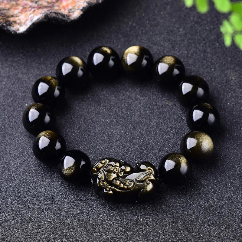 Feng Shui Black Obsidian Bracelet