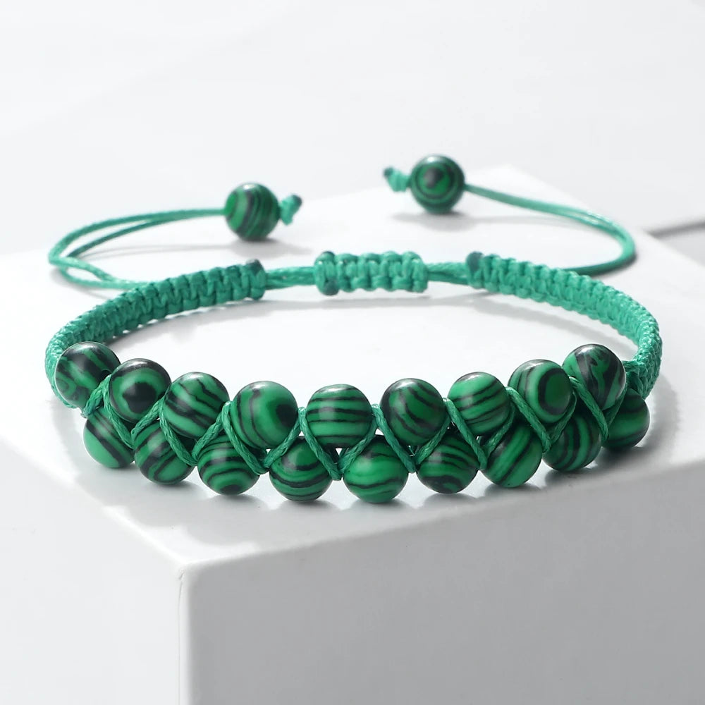 Bracelet Malachite Homme