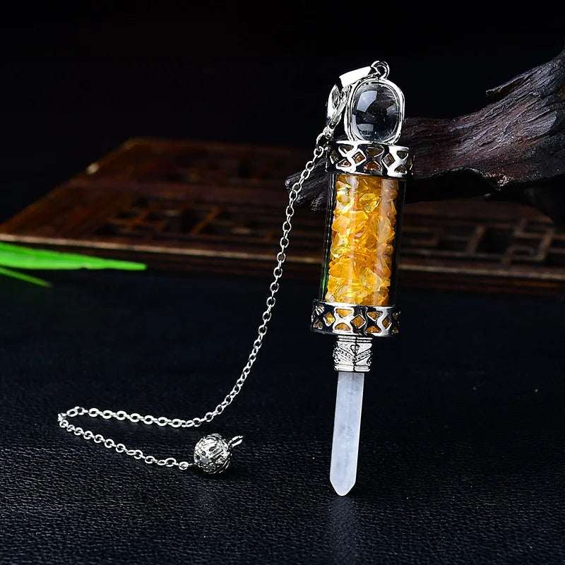 Pendulum Divination <br> Natural Stone Bottle