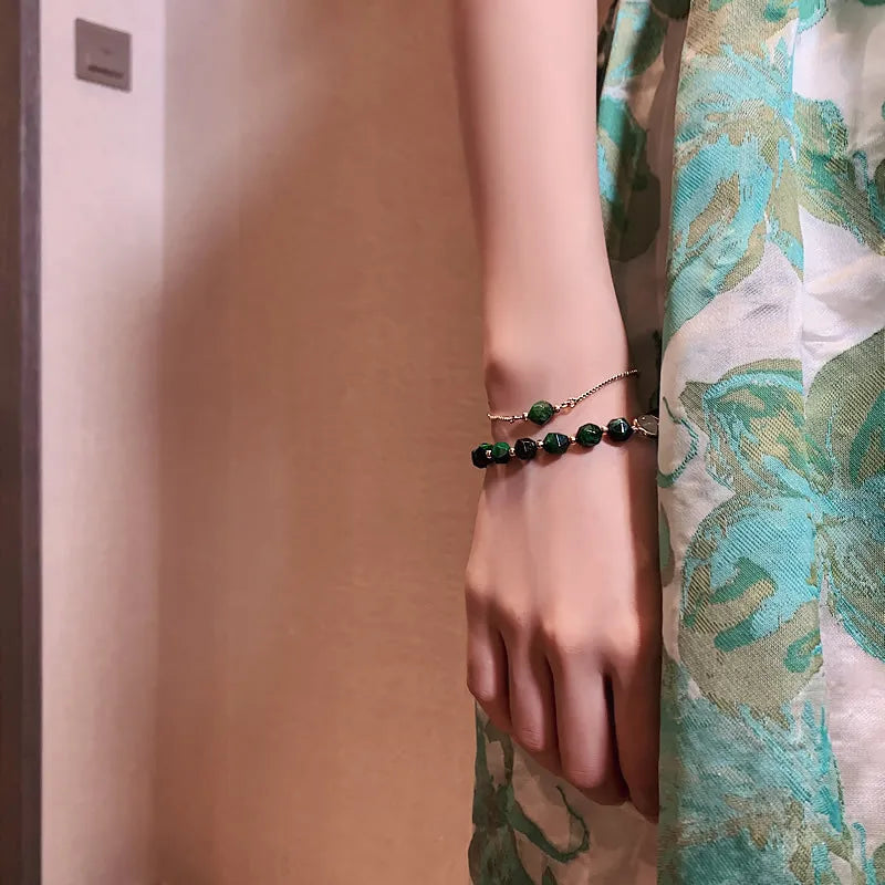 Women's Malachite Bracelet <br> Luxury