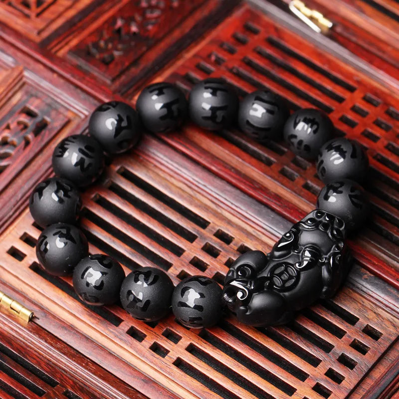 Feng Shui Obsidian Bracelet