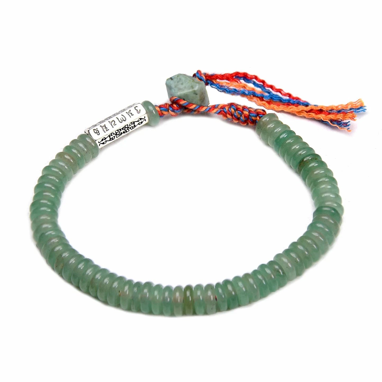 Aventurine Bracelet Benefit <br> Tibetan Rope