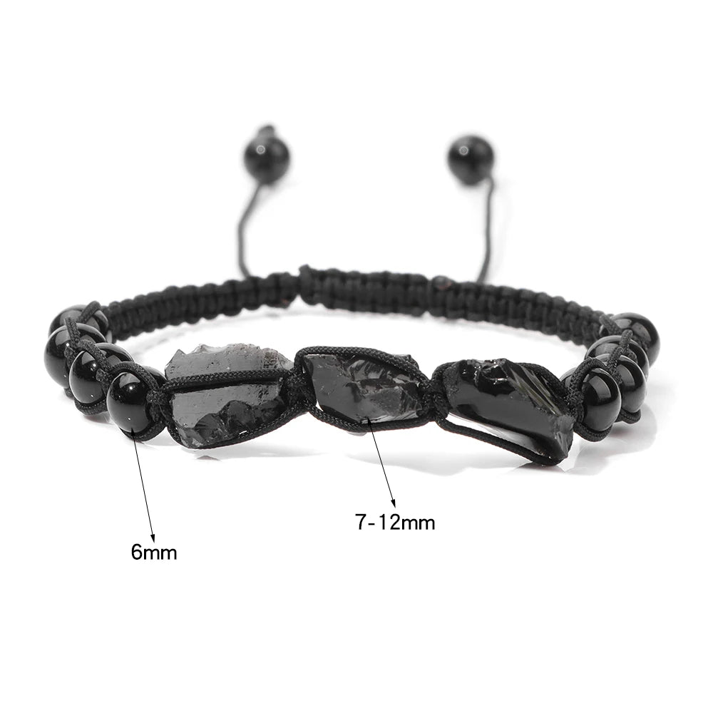 Obsidian Bracelet Men