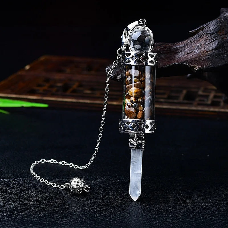 Pendulum Divination <br> Natural Stone Bottle