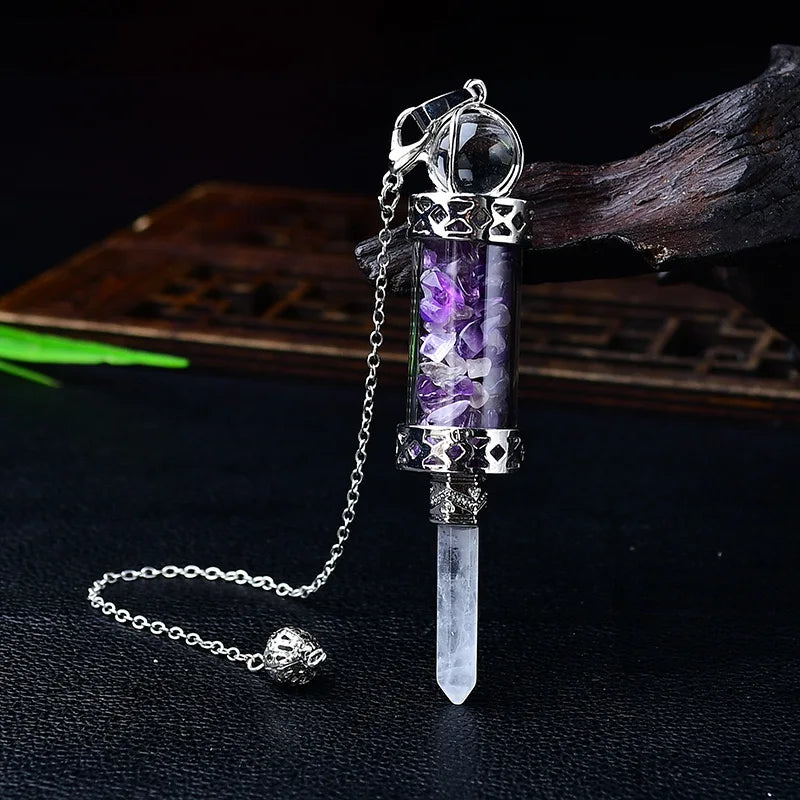 Pendulum Divination <br> Natural Stone Bottle