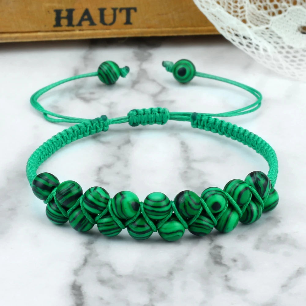 Bracelet Malachite Homme