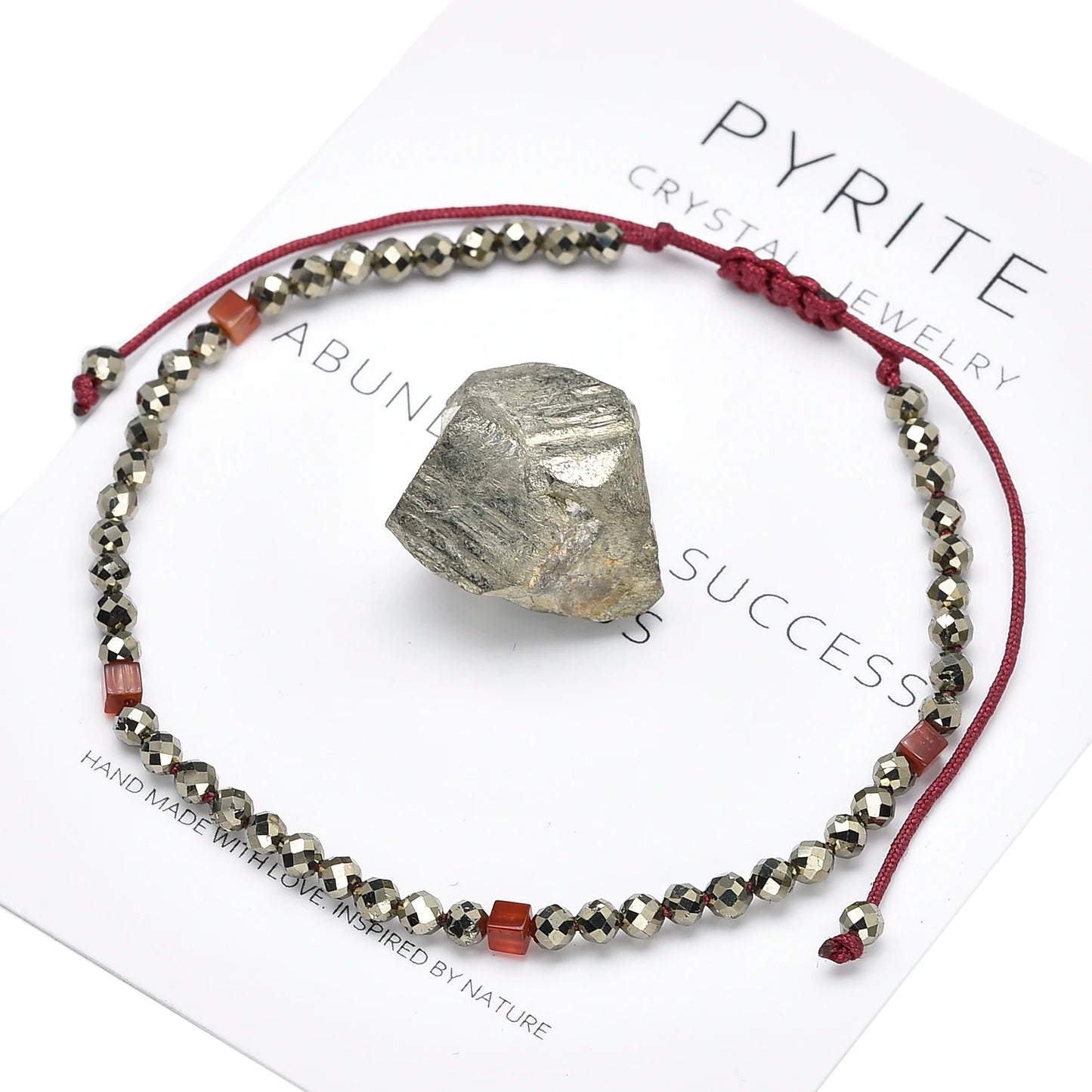 Pyrite Bracelet – Energizing Mini Stones for Prosperity