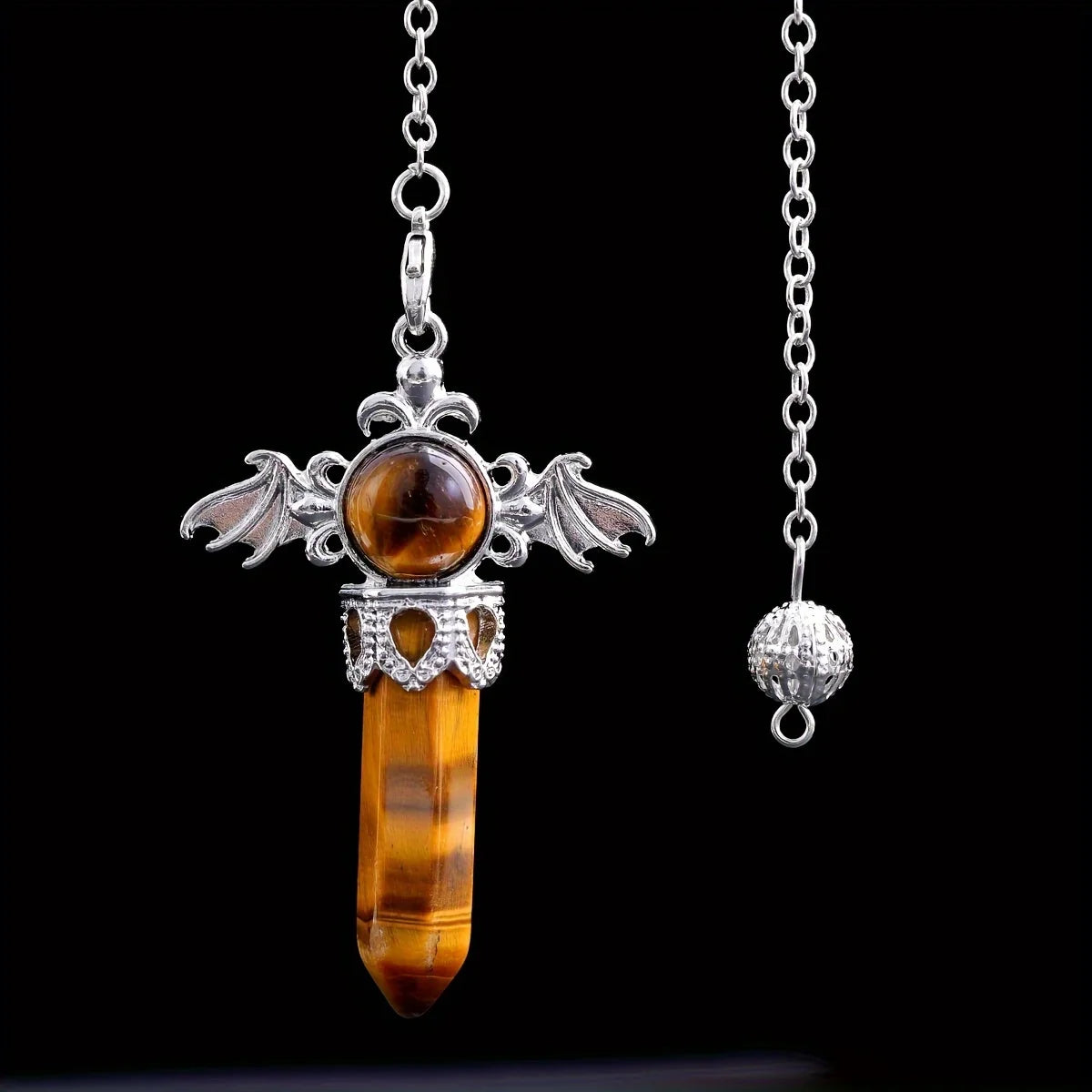 Crystal Pendulum Dowsing <br> Angel Wing