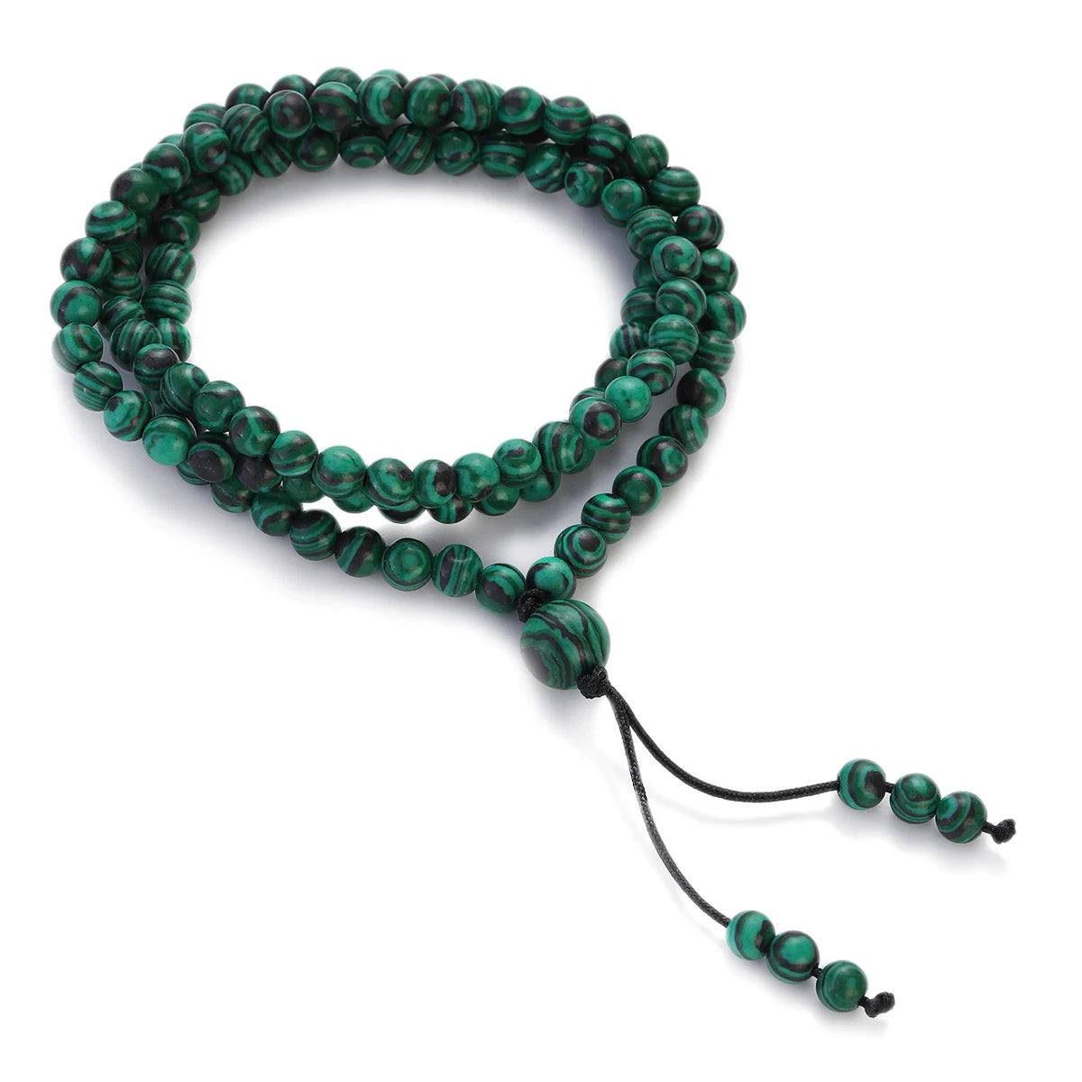 Malachite Bead Bracelet