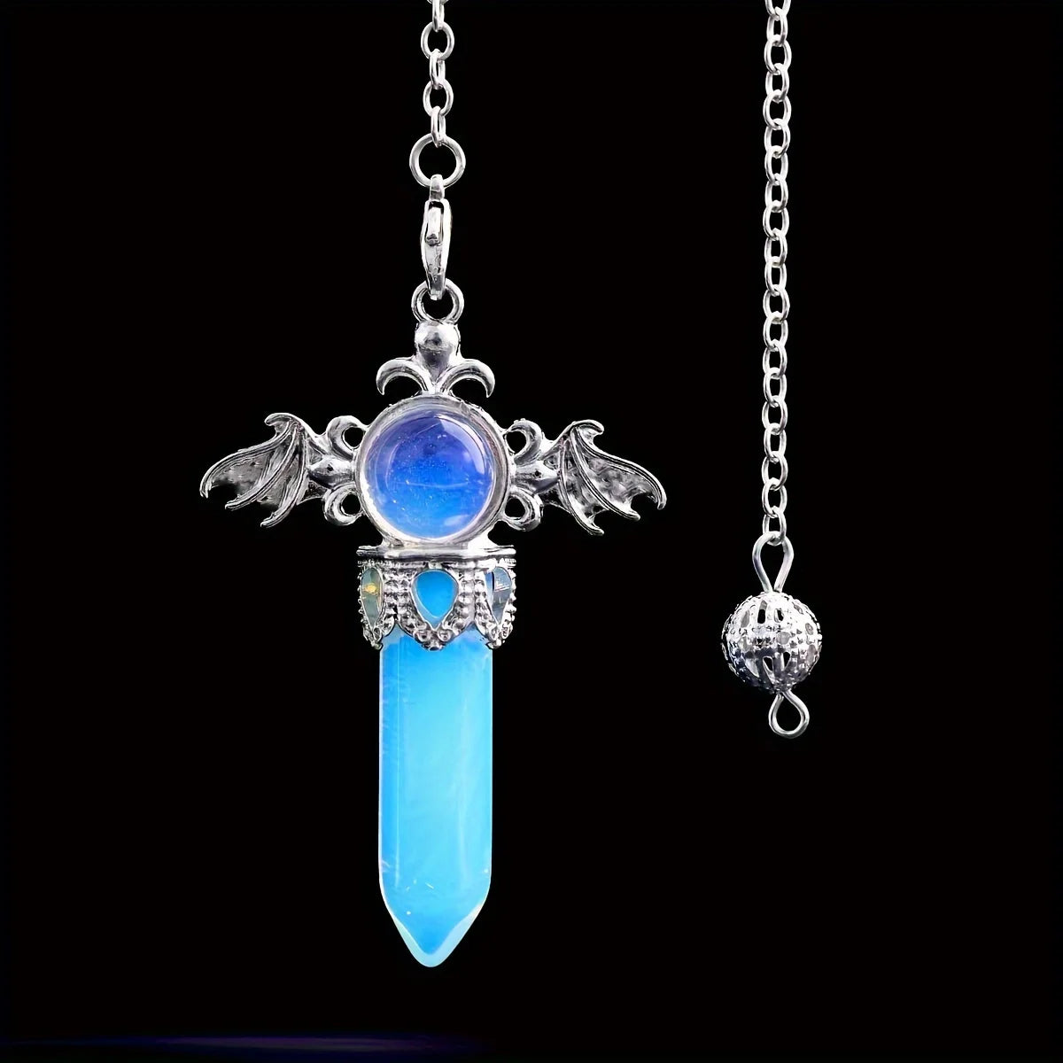 Crystal Pendulum Dowsing <br> Angel Wing