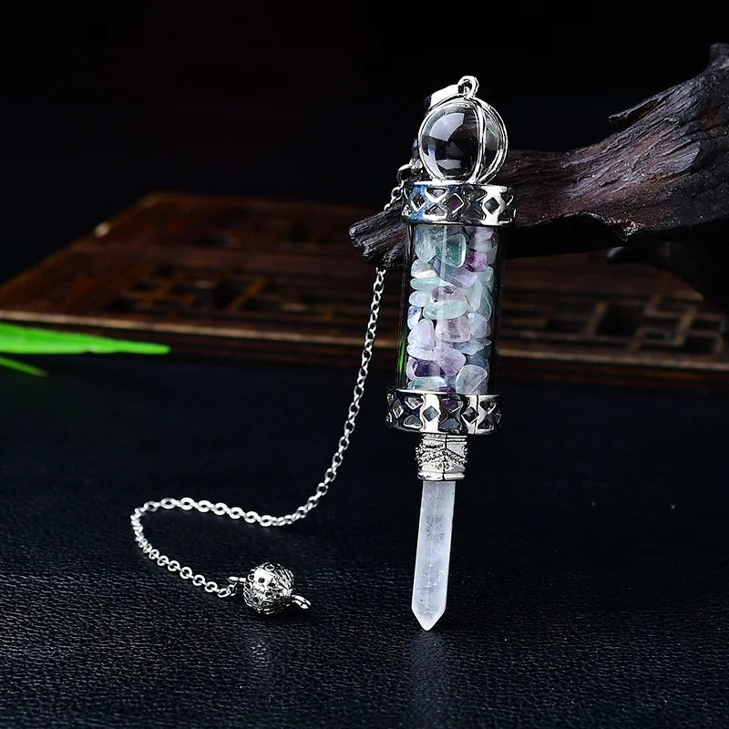 Pendulum Divination <br> Natural Stone Bottle