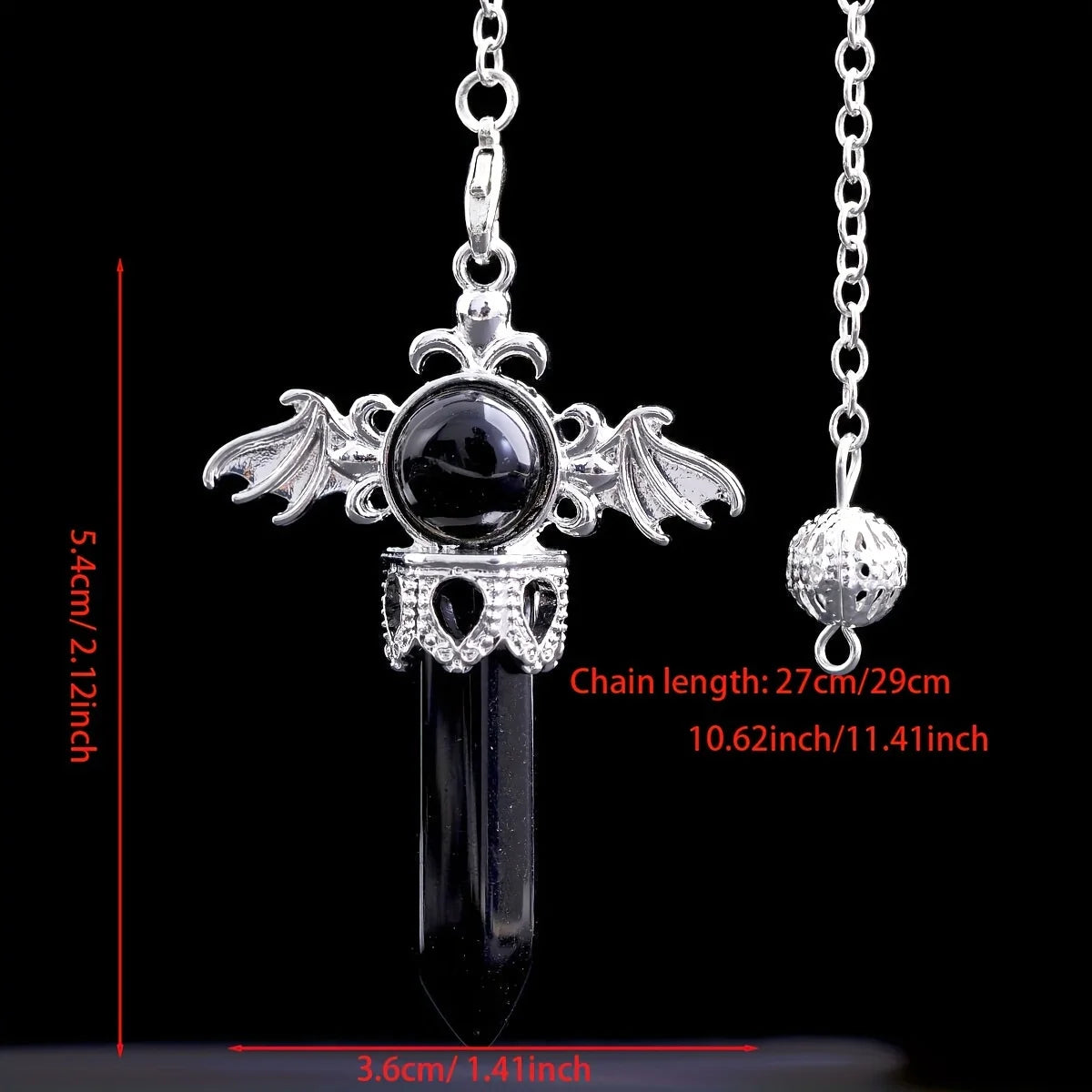 Crystal Pendulum Dowsing <br> Angel Wing