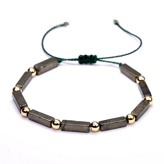 Gold Pyrite Bracelet