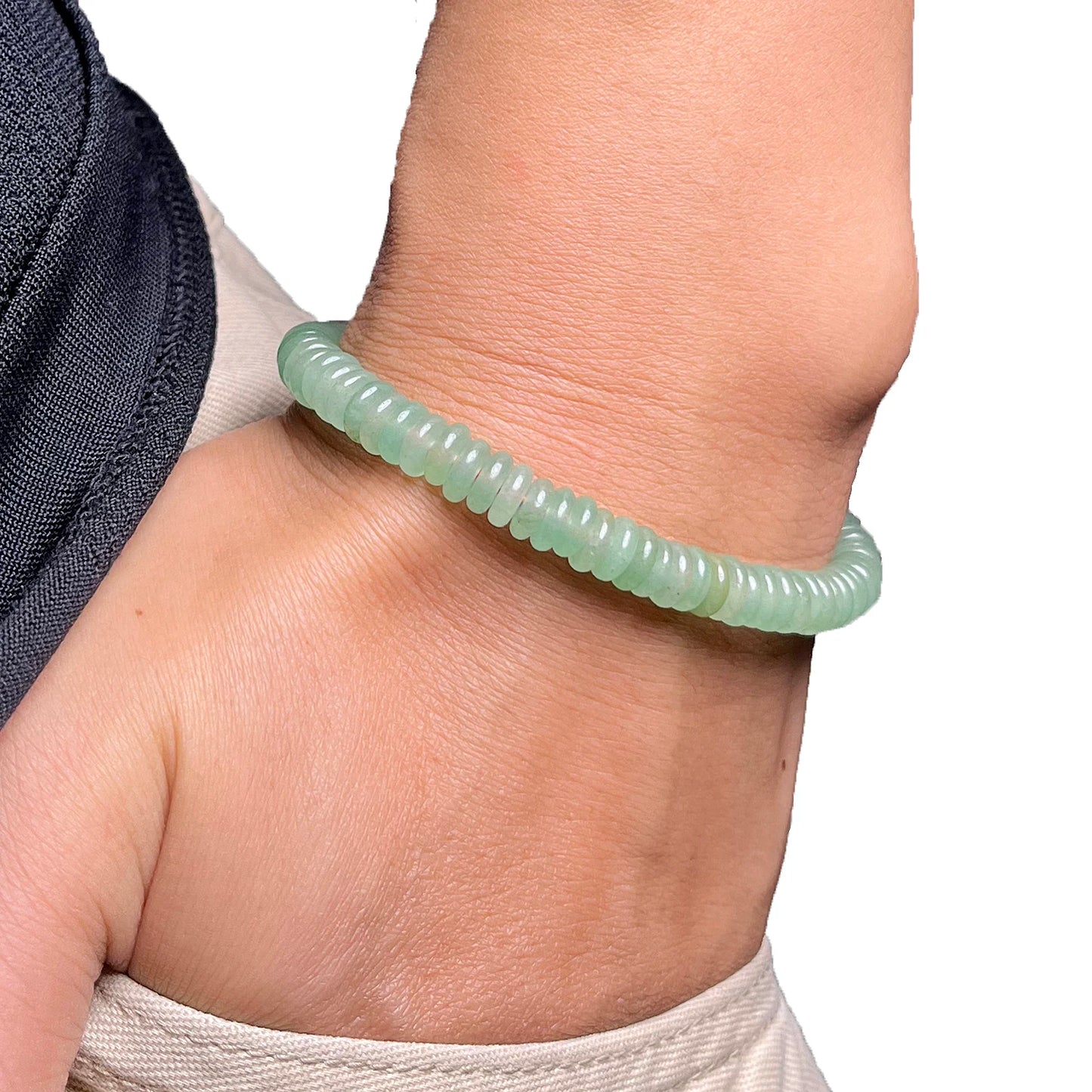 Aventurine Bracelet Benefit <br> Tibetan Rope