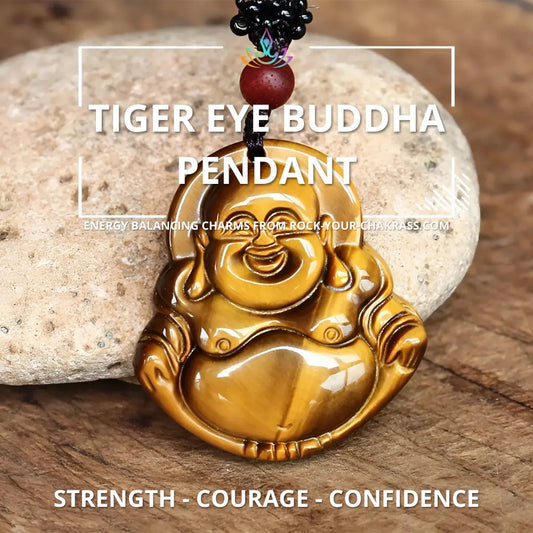 Tiger Eye Buddha Pendant