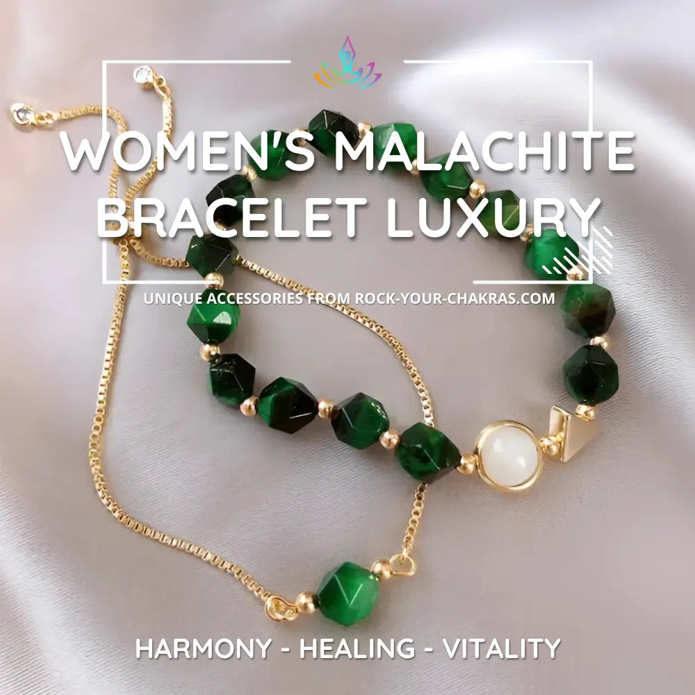 Women's Malachite Bracelet Luxury