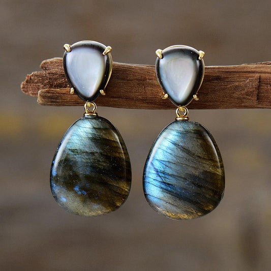 Luxurious Labradorite Drops