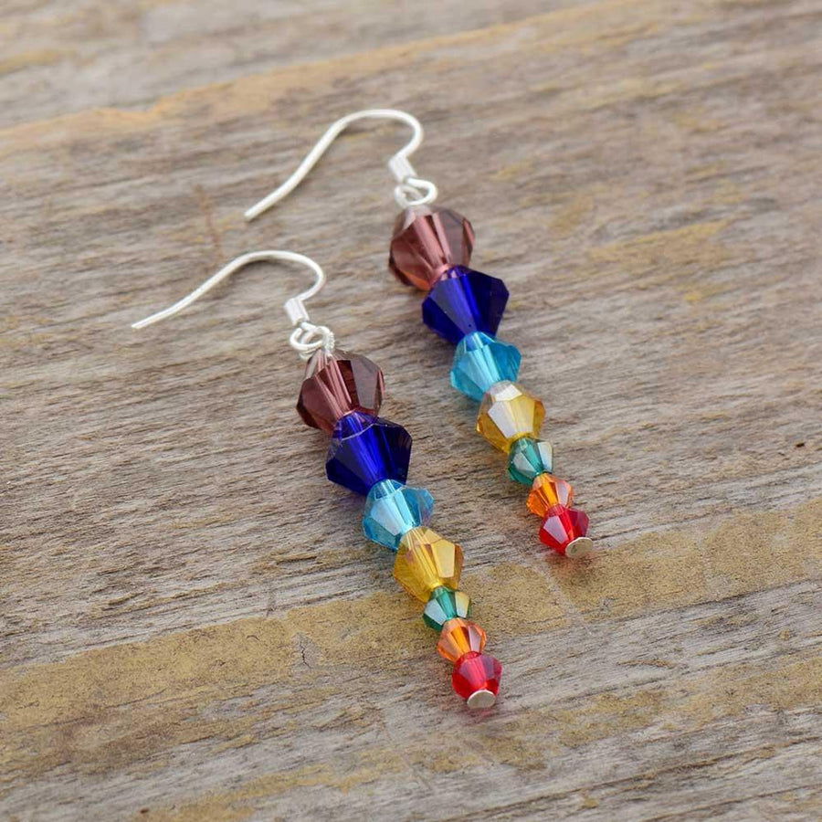 7 Chakra Positive Energy Earrings.