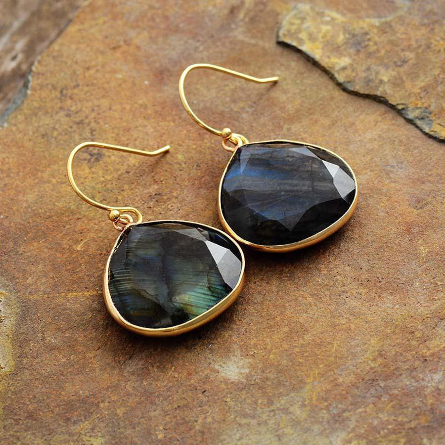 Labradorite Drop Earrings