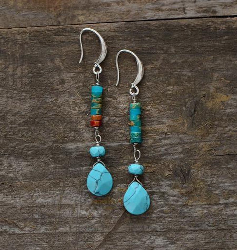 Turquoise Dangle Earrings for Self-Esteem