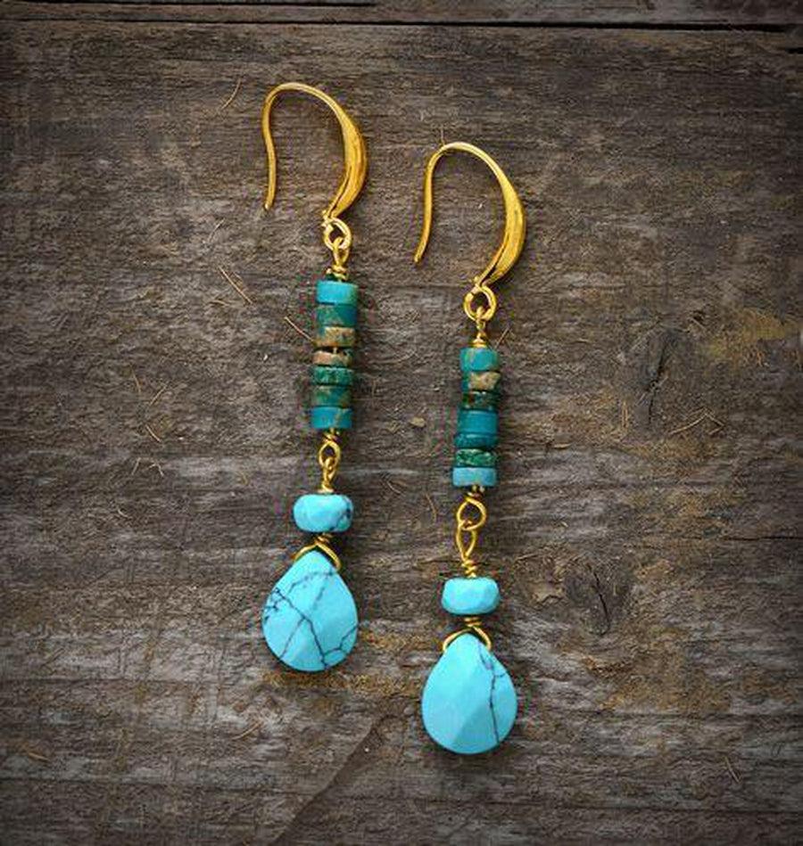 Turquoise Dangle Earrings for Self-Esteem