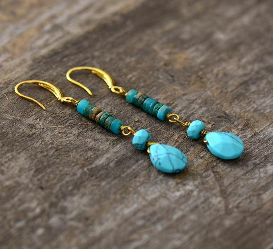 Turquoise Dangle Earrings for Self-Esteem