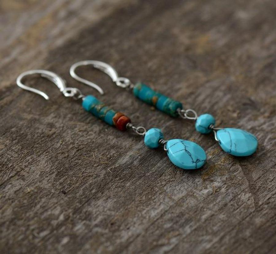 Turquoise Dangle Earrings for Self-Esteem