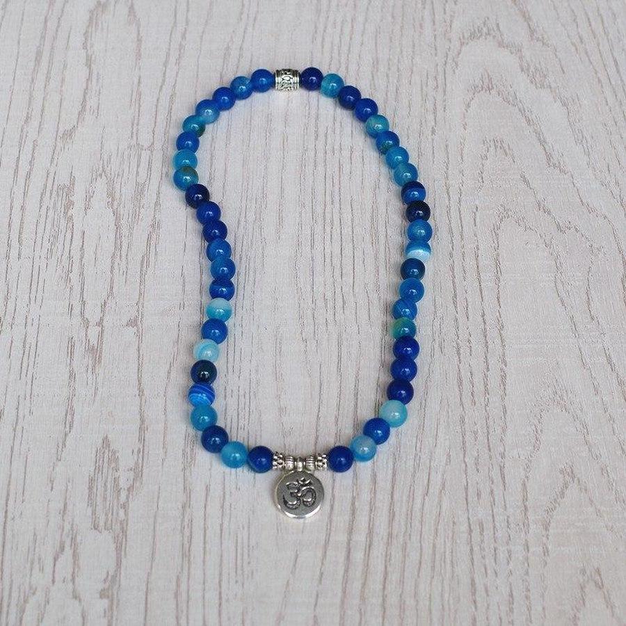 Blue Onyx Charm Bracelet