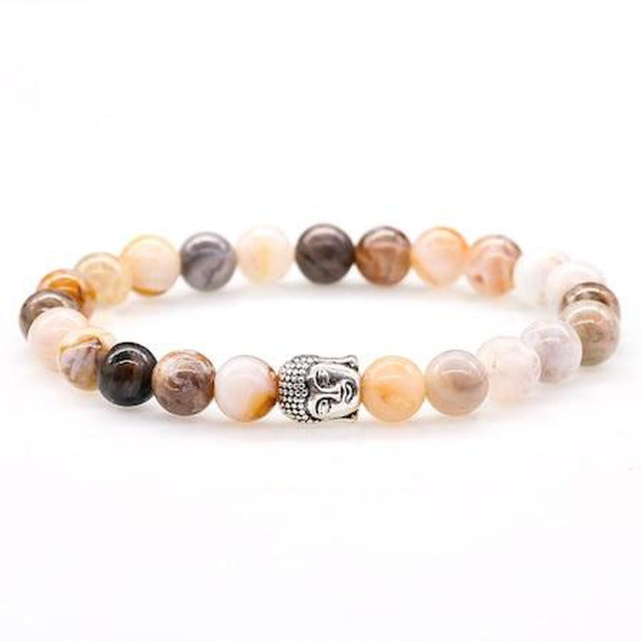 Onyx Buddha Bracelet for Calm and Strength