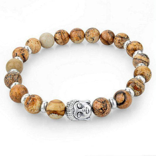 Jasper Buddha Bracelet