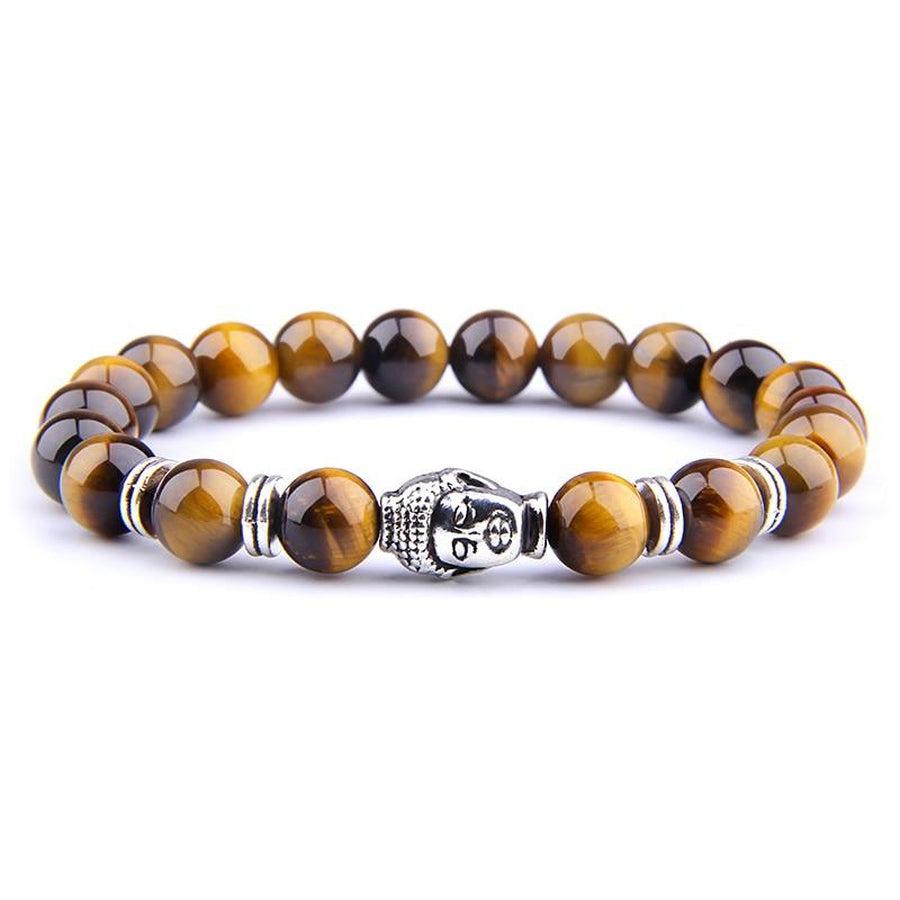 Buddha Bracelet with Brown Tiger Eye