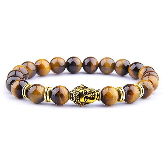 Buddha Bracelet with Brown Tiger Eye