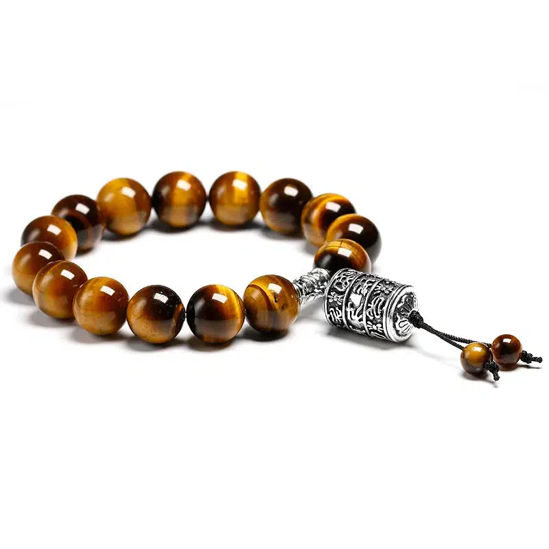 Men's Tibetan Tiger Eye Bracelet