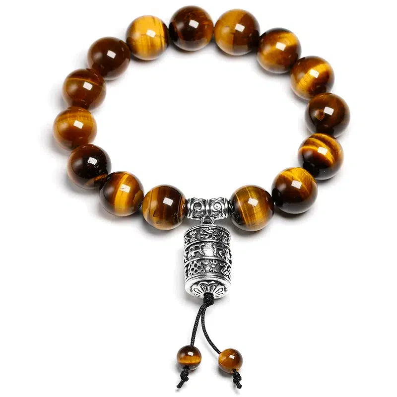 Men's Tibetan Tiger Eye Bracelet