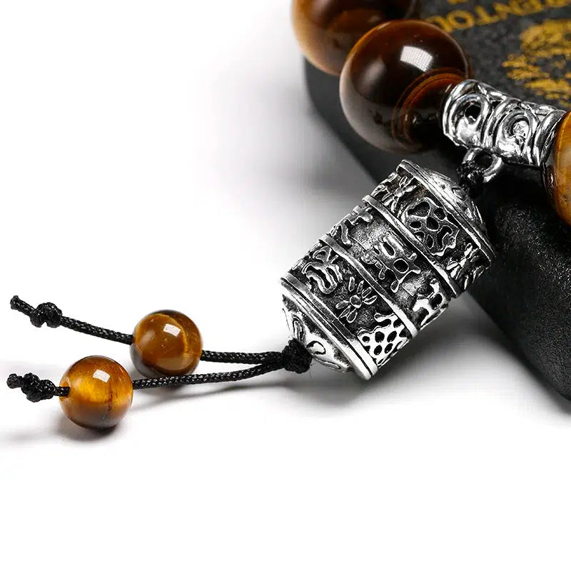 Men's Tibetan Tiger Eye Bracelet