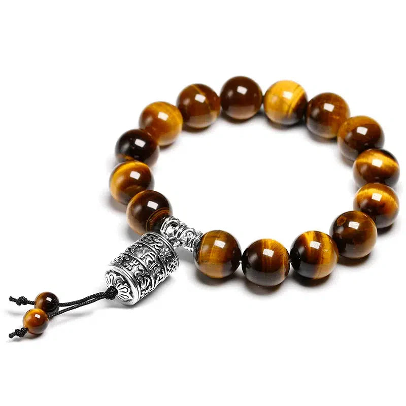 Men's Tibetan Tiger Eye Bracelet