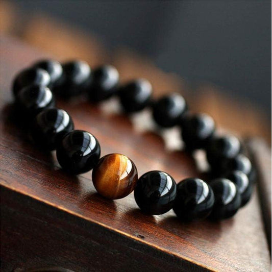 Onyx & Tiger's Eye Persuasion Bracelet