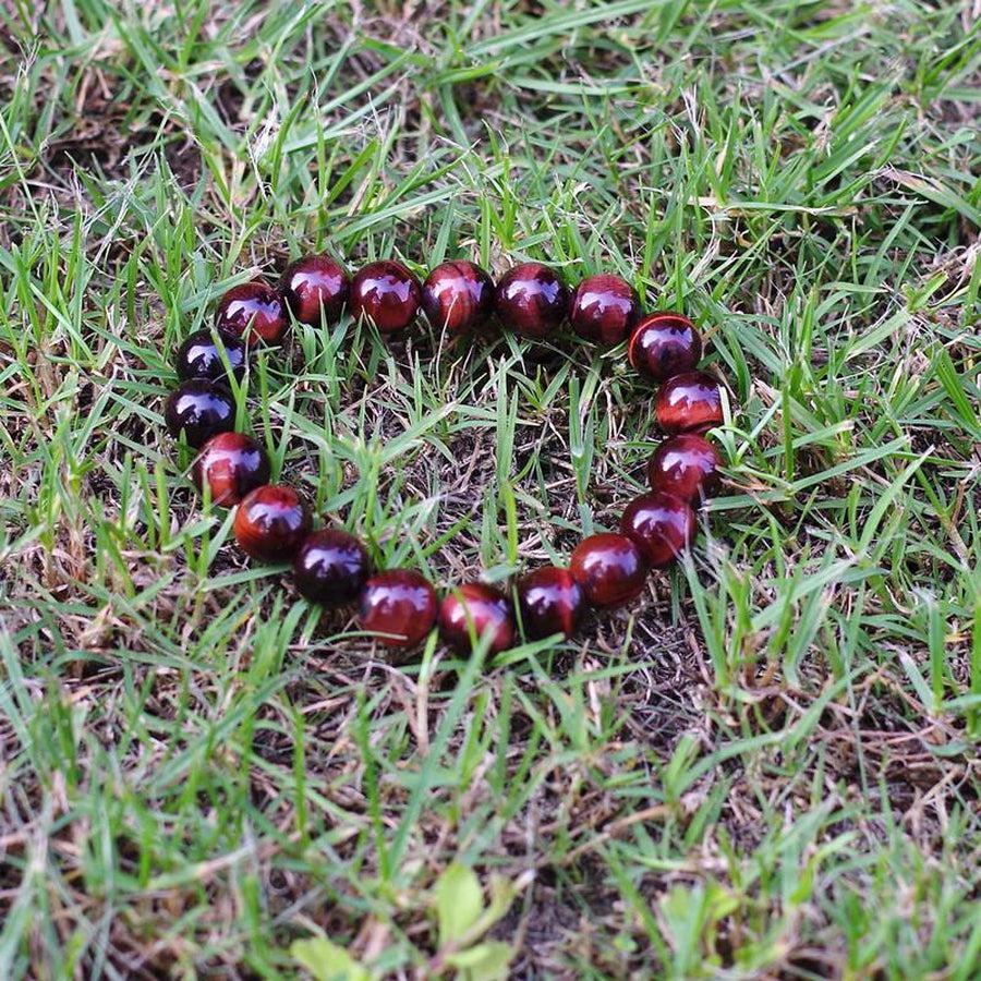 Protective bracelet with Tiger eye beads