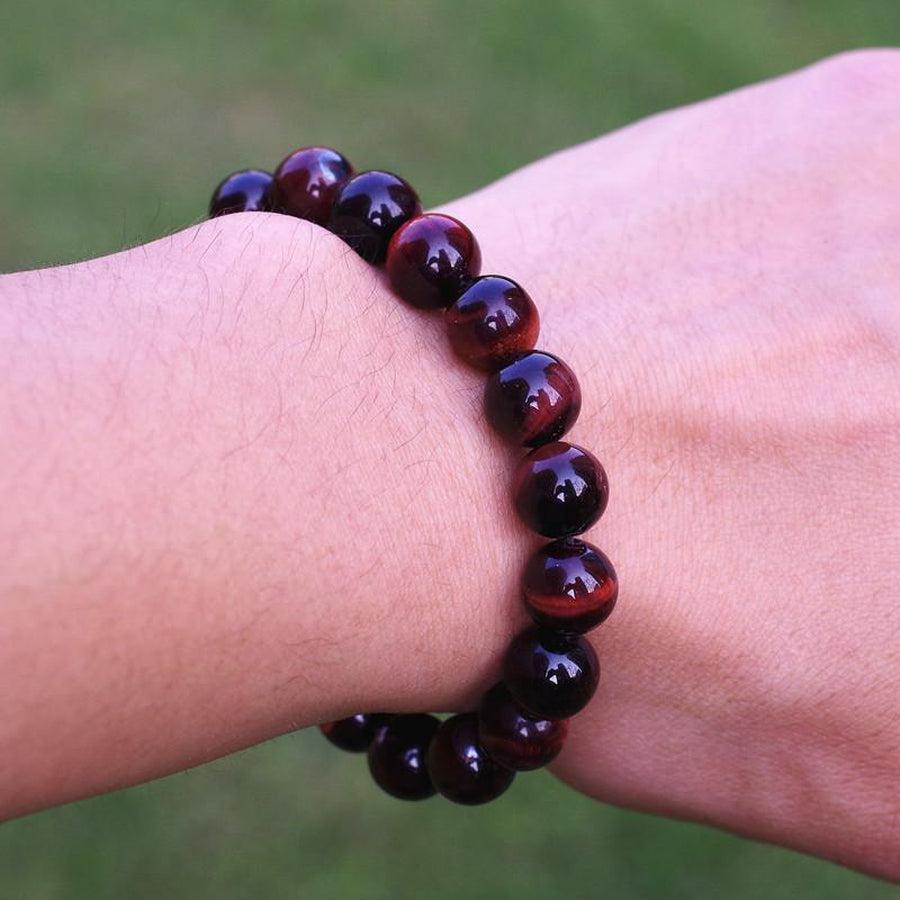 Protective bracelet with Tiger eye beads