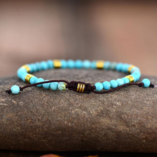 Natural Turquoise Lovers Bracelet