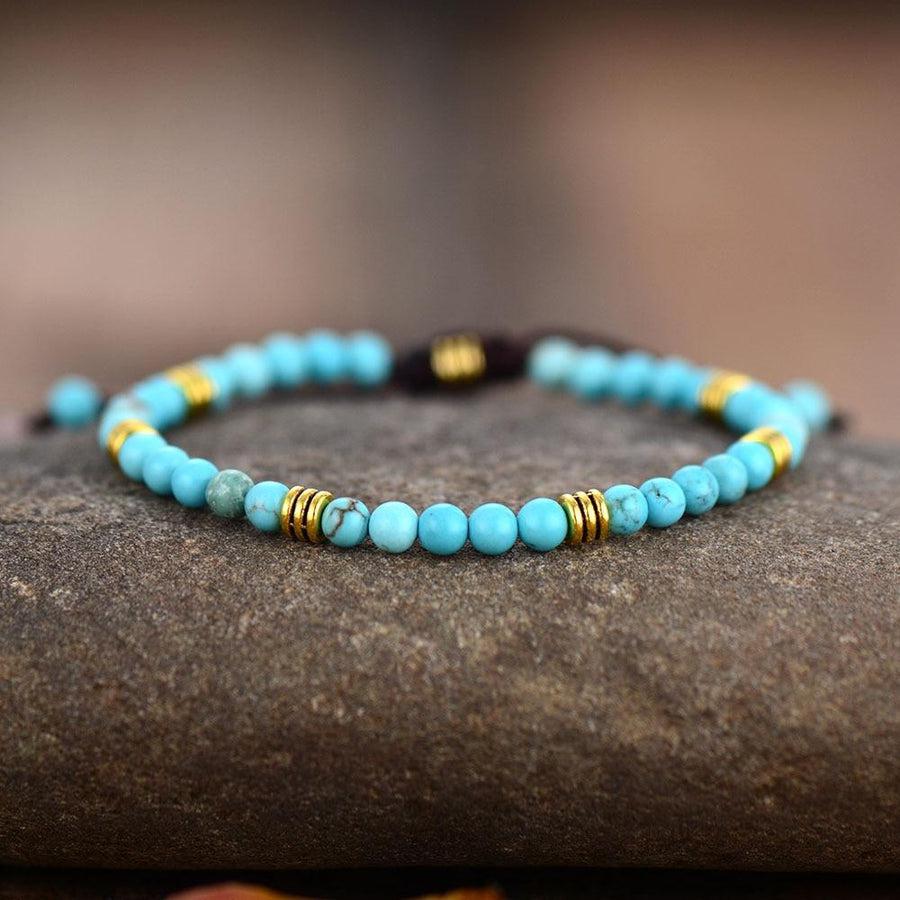 Natural Turquoise Lovers Bracelet