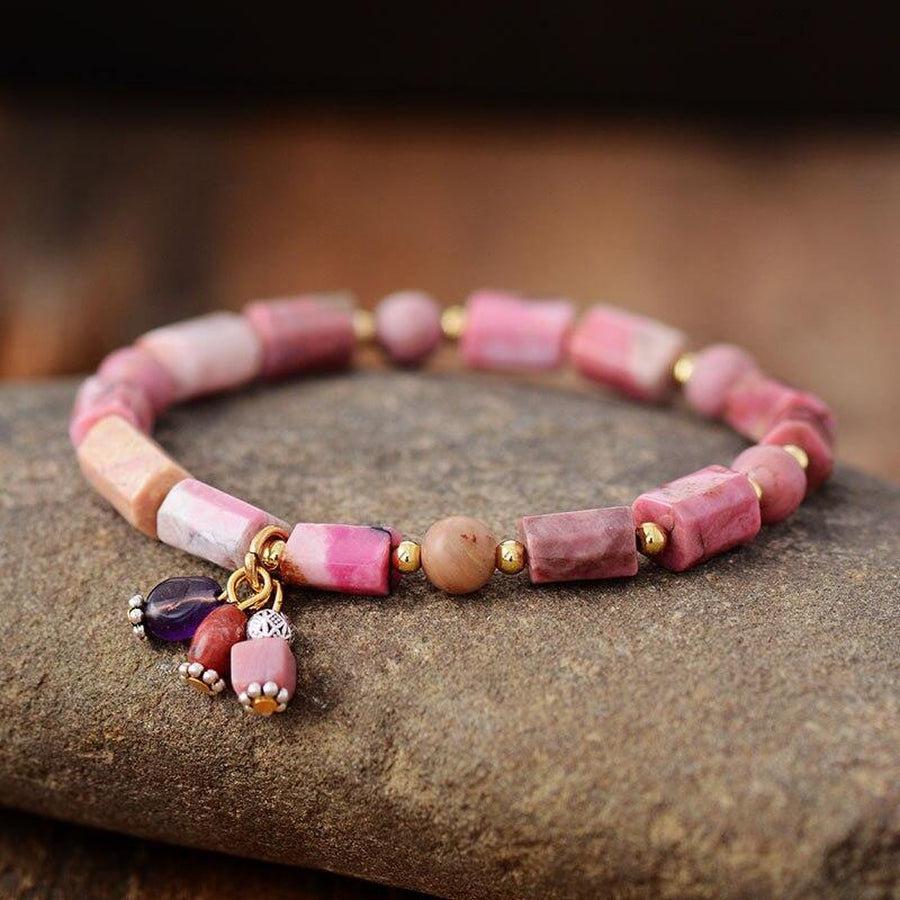 Soothing Energy | Pink Rhodonite Bracelet