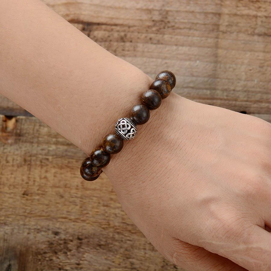 Bronzite Bracelet from Tibet