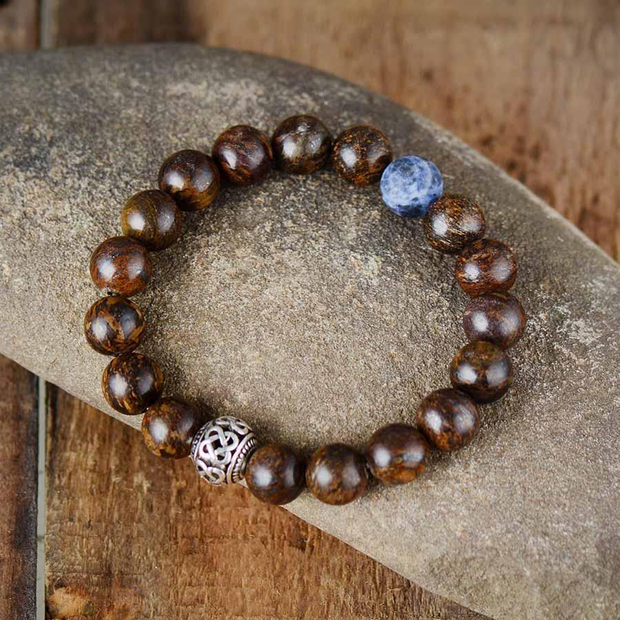 Bronzite Bracelet from Tibet