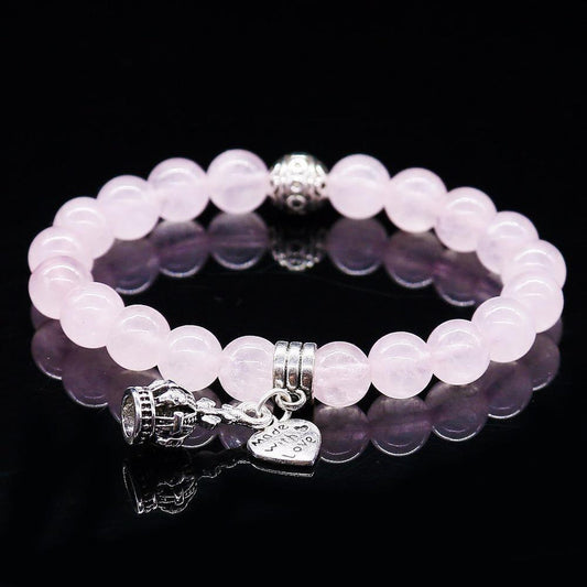 Soft Pink Crystal Bracelet